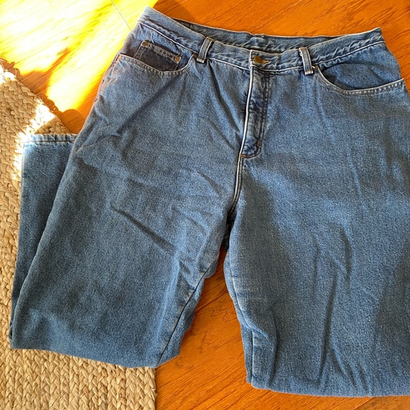 Vintage L.L. Bean fleece lined jeans - Picture 6 of 7